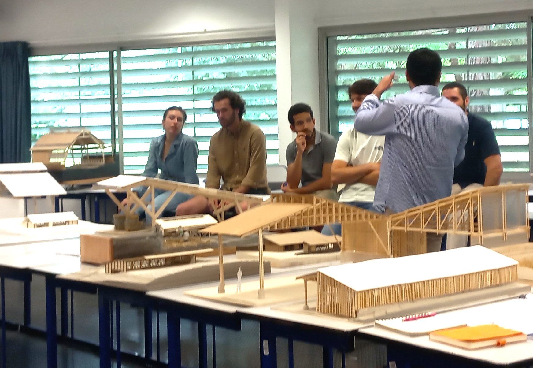 le jury final pour les étudiants de 4eme année de l’école d’architecture de Toulouse